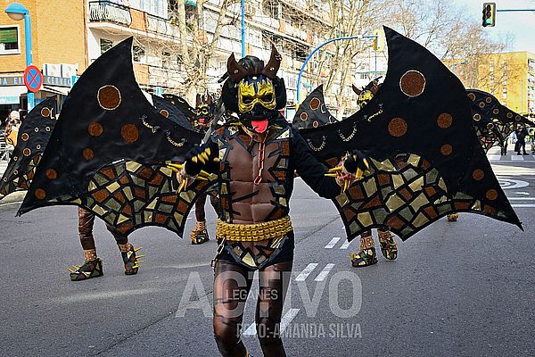 Primer premio mejor comparsa y 2º premio mejor carroza en el Carnaval de Leganés 2026
