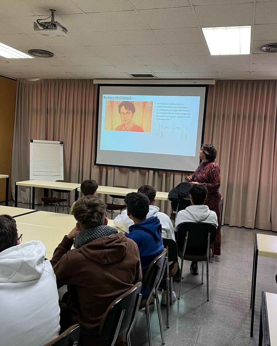 Visita de los grupos de 3º y 4º de ESO al CIEMAT por las jornadas de la Mujer y la Niña en la ciencia