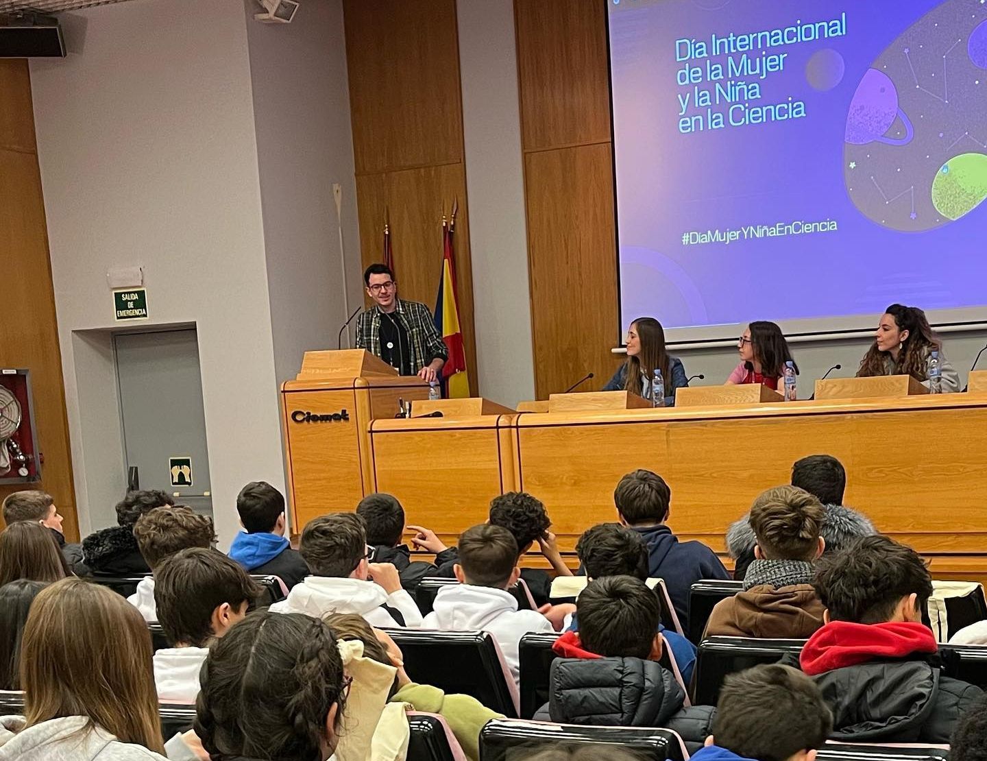 Visita de los grupos de 3º y 4º de ESO al CIEMAT por las jornadas de la Mujer y la Niña en la ciencia